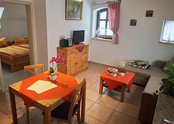 شقة Ferienwohnanlage John Alter Stall بورغ